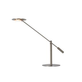 Lucide Anselmo - Schreibtischlampe - 25 x 25 x 50 - 9W LED inkl - mattes Chrom