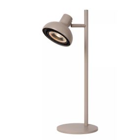Lucide Sensas - Tischleuchte - Ø 18 x 46,7 cm - beige