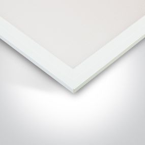 ONE Light 40W Backlit Panel - LED-Einbauleuchte für abgehängte T-Schienen-Decken - 59,5 x 59,5 x 3 cm - inkl. 38W LED - IP65 - weiß