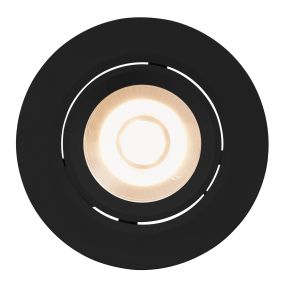 Nordlux Roar - einbauspot - Ø 85 mm, Ø 68 mm einbaumaß - 6,5W dimmbar LED inkl. - IP23 - schwarz