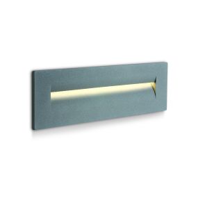 ONE Light Dark Light - Wandeinbauleuchte - 25 x 7,3 x 8,7 cm - 8,5W LED inkl - IP65 - grau