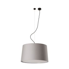 Faro Windsor D – hängelampe – Ø 64 x 37,5 cm – mattschwarz und grau
