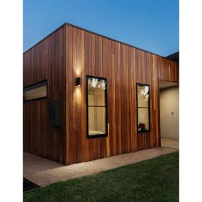 Nova Luce Limbio - Außenwandleuchte - 8 x 8,5 x 16 cm - IP44 - schwarz