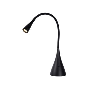 Lucide Zozy - Schreibtischlampe - 12 x 9 x 30,5 cm - 3W dimmbare LED inkl. - schwarz