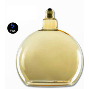 Segula LED-Lampe - Schwimmende Kugel - Ø 20 x 23 cm - IP65 - E27 - 4,5W dimmbar - 2200K - bernsteinfarben