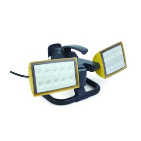 Lutec Peri - Arbeitsleuchte - 35 x 22 x 18 cm - 21W LED inkl - IP54 - dunkelgrau