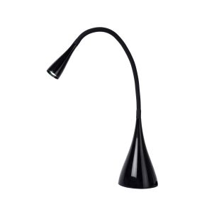 Lucide Zozy - Tischleuchte - Ø 11,2 x 48,5 cm - 4W LED inkl. - 3 Stufen dimmbar - schwarz