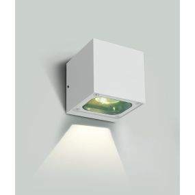 ONE Light Cube Wall Lights - Außenwandleuchten - 10 x 10 x 10 cm - 6W LED inkl. - IP65 - weiß