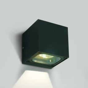 ONE Light Cube Wall Lights - Außenwandleuchten - 10 x 10 x 10 cm - 6W LED inkl. - IP65 - anthrazit