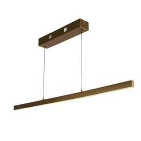 Searchlight Layla - Pendelleuchte - 101 x 8 x 190 cm - 29W dim-to-warm LED inkl - bewegungsgesteuert - satiniert gold