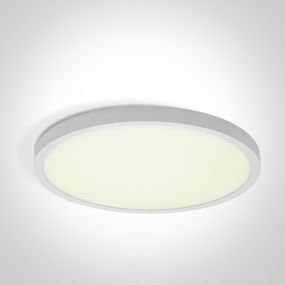 ONE Light Plafo - Deckenleuchte - Ø 50 x 2,7 cm - 40W LED inkl. - weiß