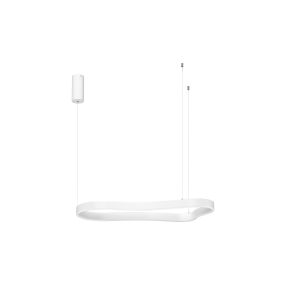 Nova Luce Dussa - Hängelampe - 45 x 150 x 90 cm - 52W dimmbar LED inkl. - sandweiß