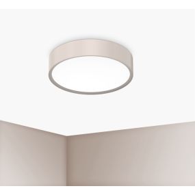 Century Italia Blanca Luxe - Deckenleuchte - Ø 30 x 7 cm - 17W LED inkl. - champagner