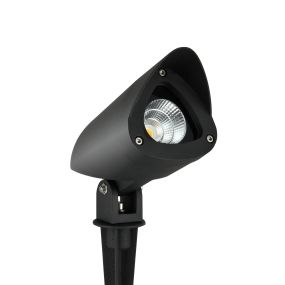 Nova Luce Inside - Bodenstrahler auf Erdspieß - 26 cm - 3W LED inkl. - IP65 - schwarz