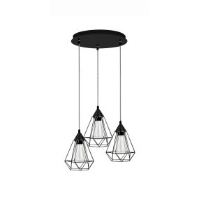 Nova Luce Paolo - Pendelleuchte - Ø 30 x 134 cm - schwarz