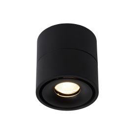 Lucide Yumiko - Aufbaustrahler 1L - Ø 7,8 x 8,2 cm - 8W dimmbare LED inkl - schwarz