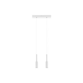 Nova Luce Joy - hängeleuchte - 30 x 200 cm - 14W LED inkl. - sand weiß