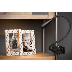 Lucide Zozy - Klemmleuchte - 19 x 8 x 17 cm - 3W dimmbare LED inkl - schwarz