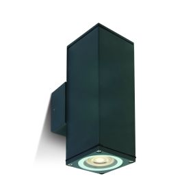 ONE Light GU10 Outdoor Cubes - Außenwandleuchte - 6,3 x 6,3 x 19,6 cm - IP54 - anthrazit