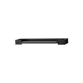 Nova Luce Arga - wandleuchte - 45 x 4 x 10 cm - 12W LED inkl. - IP44 - sand schwarz