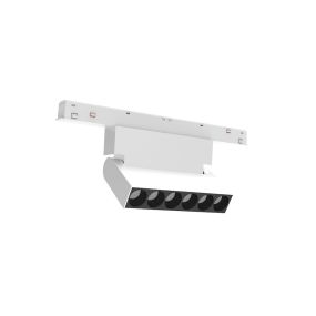 VK Lighting Eiva - magnetisches Schienensystem - kippbarer Schienenbalken - 11,1 x 2,15 x 9,9 cm - 6W LED inkl. - DALI dimmbar - weiß