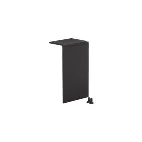 Nova Luce Endkappe für magnetischen Profilbogen - 3,9 x 2,5 x 6,3 cm - schwarz