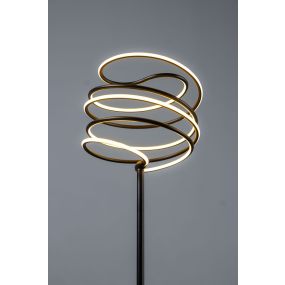 ETH Slinger - Stehleuchte - Ø 21,5 x 154,9 cm - 3-stufig dimmbar - 24W LED inkl. - schwarz