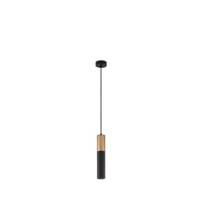 Nova Luce Pogno - Hängeleuchte - Ø 5,6 x 150 cm - Gold und Schwarz