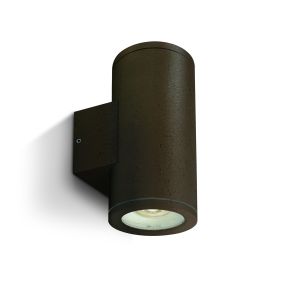 ONE Light GU10 Außenwandleuchten - Außenwandleuchten - 8 x 17,3 cm - IP54 - rostbraun