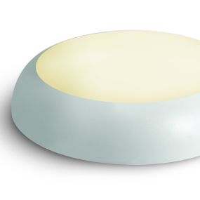 ONE Light - Außen-Deckenleuchte - Ø 34 x 9,5 cm - 15W LED inkl. - IP65 - weiß