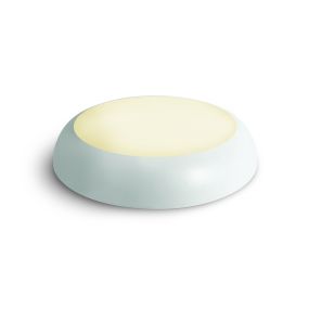 ONE Light - Außen-Deckenleuchte - Ø 34 x 9,5 cm - 15W LED inkl. - IP65 - weiß