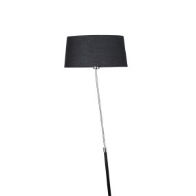 Faro Hotel - Stehleuchte - 153 cm - Chrom und Schwarz