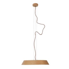 Maxlight Tamago - Hängeleuchte - Ø 52 x 150 cm - 40W LED inkl - hellbraun