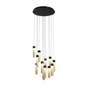 Searchlight Moonbeam - Pendelleuchte - Ø 60 x 180 cm - 67W dimmbare LED inkl - schwarz