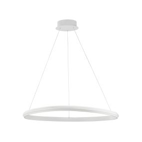 Nova Luce Aries - Hängeleuchte - Ø 74 x 120 cm - 32W dimmbare LED inkl. - sandweiß