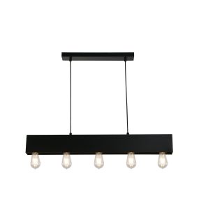 Searchlight Piano - Pendelleuchte - 80 x 120 cm - mattschwarz