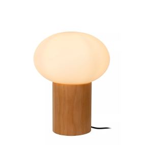 Lucide Birtle - Tischleuchte - Ø 20 x 38 cm - helles Holz