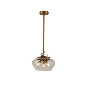 Searchlight Boule - Hängeleuchte - Ø 40 x 130 cm - Bronze