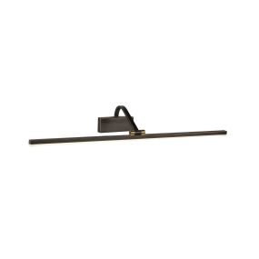 Searchlight LED Picture Lights - Wandleuchte - 70 x 11 cm - 17W LED inkl - schwarz gebürstet gold