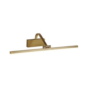 Searchlight LED Picture Lights - Wandleuchte - 51 x 11 cm - 12W LED inkl - gebürstetes Gold