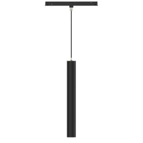 VK Lighting Eiva - Magnetisches Schienen-System - Hängeleuchte - Ø 3,6 x 130 cm - inklusive 7W LED - DALI dimmbar - schwarz