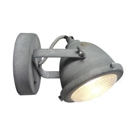 Brilliant Carmen – Aufbau-Spot 1-flammig – 11 x 17 x 11,5 cm – 4W LED inkl. – Betongrau