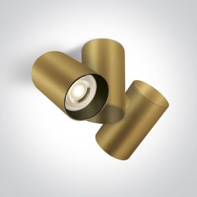 ONE Light Duplo Duo - Aufbaustrahler - 17,4 x 5,8 x 9,5 cm - gold
