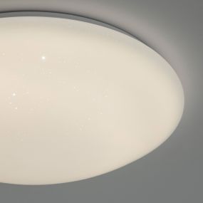 Nova Luce Asterion - Deckenleuchte - Ø 41 x 9,5 cm - 24W dimmbare LED inkl. - Tuya - weiß
