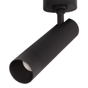 Nova Luce Nap - Strahler für Magnetprofilsystem - Ø 3 x 19 cm - 10W LED inkl. - schwarz - Lichtfarbe warmweiß