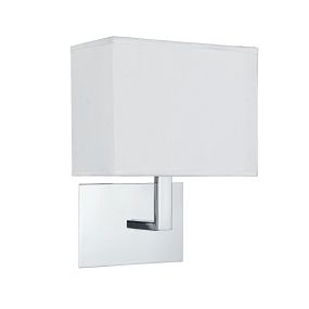 Searchlight Wall - Wandleuchte mit Schalter - 20 x 25,5 cm - Chrom