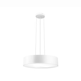 Nova Luce Finezza - Pendelleuchte - Ø 50 x 130 cm - matt weiß
