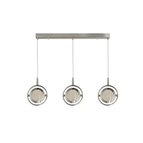 Searchlight Gyroscope - Pendelleuchte - 92 x 20,5 x 160 cm - 46W dimmbare LED inkl - Chrom