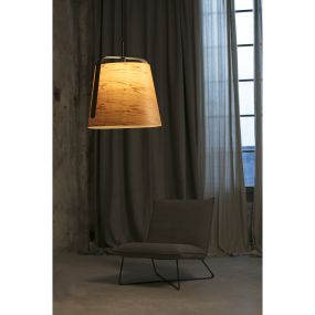 Faro Stood - Hängeleuchte - Ø 50 x 52 cm - schwarz und braun