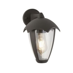 Searchlight Bluebell - Außenwandleuchte - 18 x 26 cm - IP44 - anthrazit